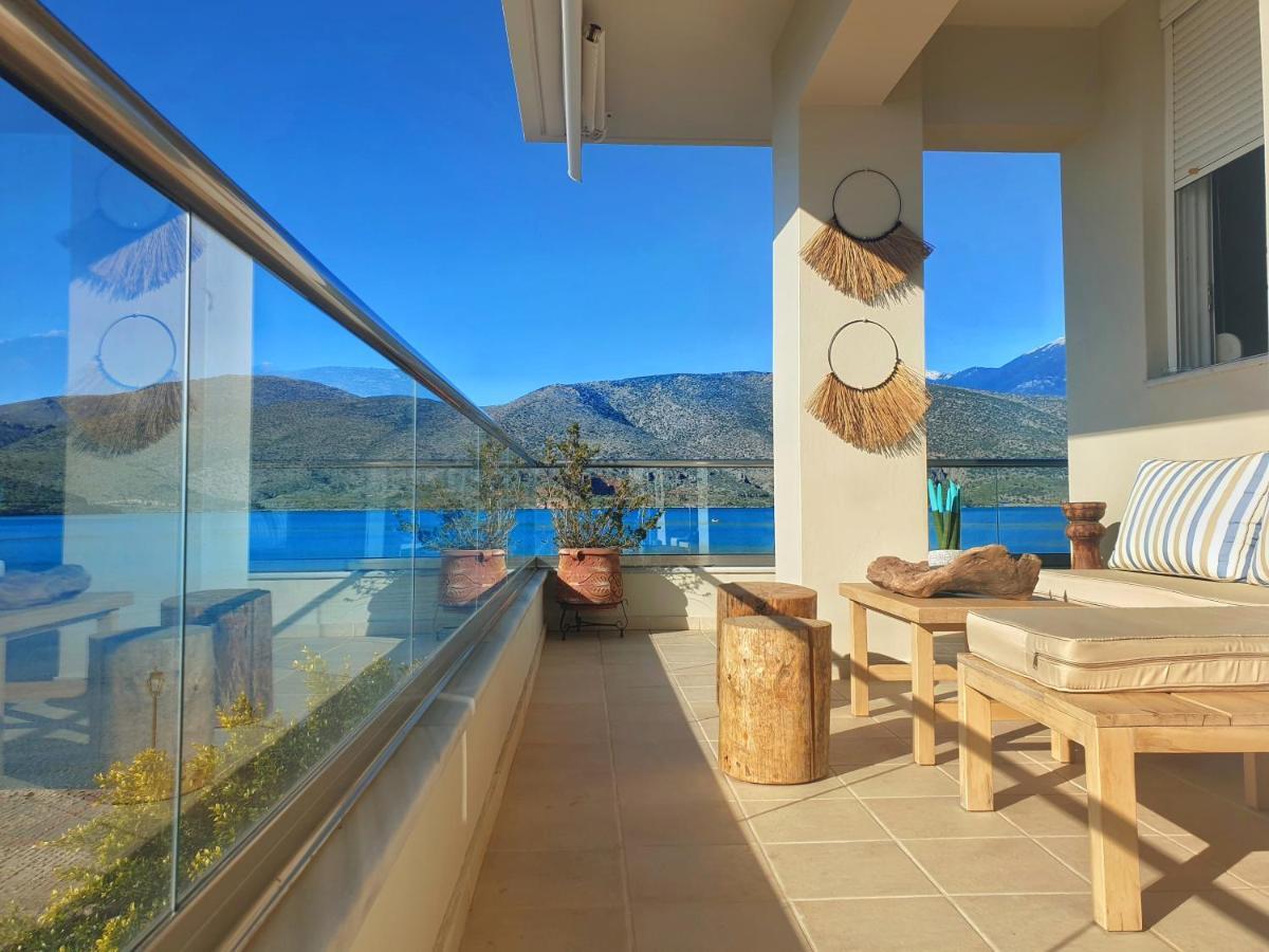 Boho Beach House In Itea-Delphi Zewnętrze zdjęcie
